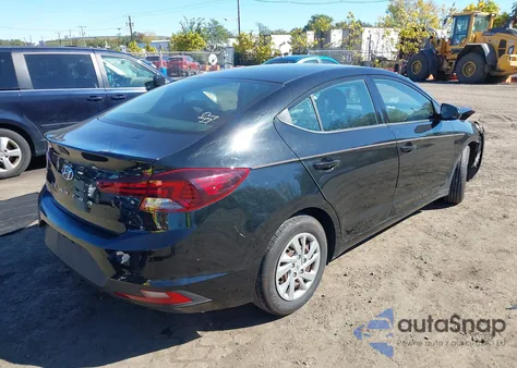 2019 Hyundai Elantra Se z USA, uszkodzony, nr VIN 5NPD74LF6KH443974